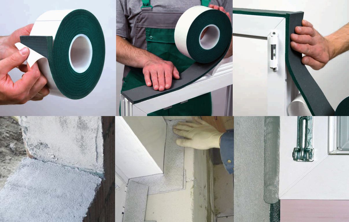 Применение ПСУЛ Использование ПСУЛ при монтаже окон